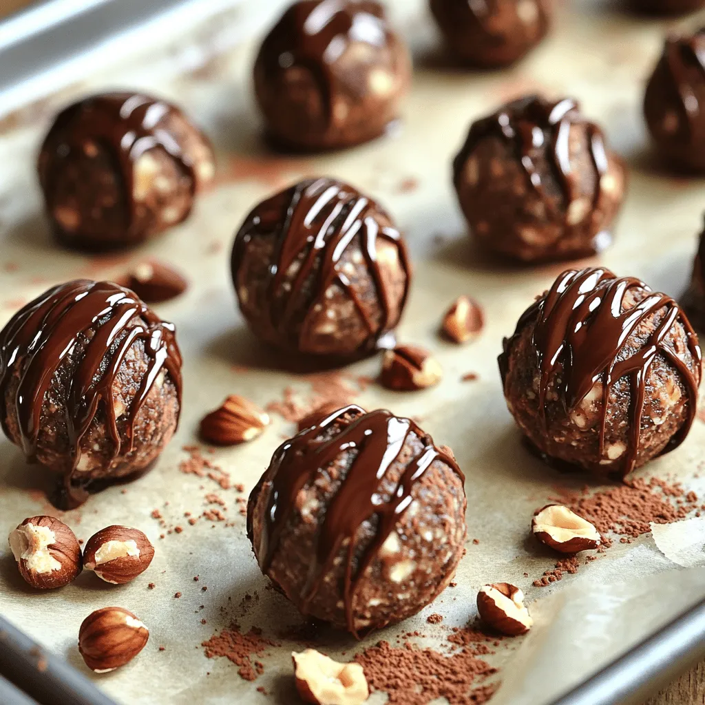 Chocolate Hazelnut Energy Balls Easy and Healthy Snack