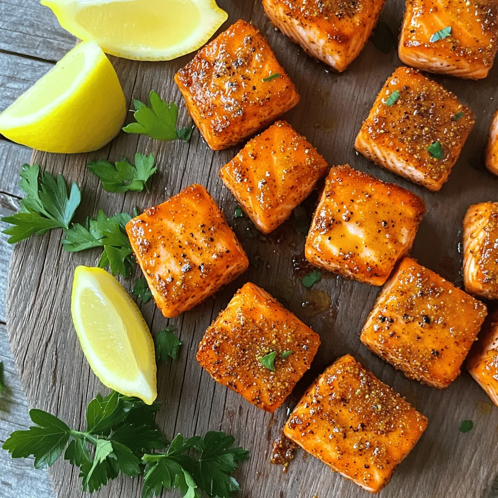 Air Fryer Cajun Salmon Bites Tasty and Easy Recipe