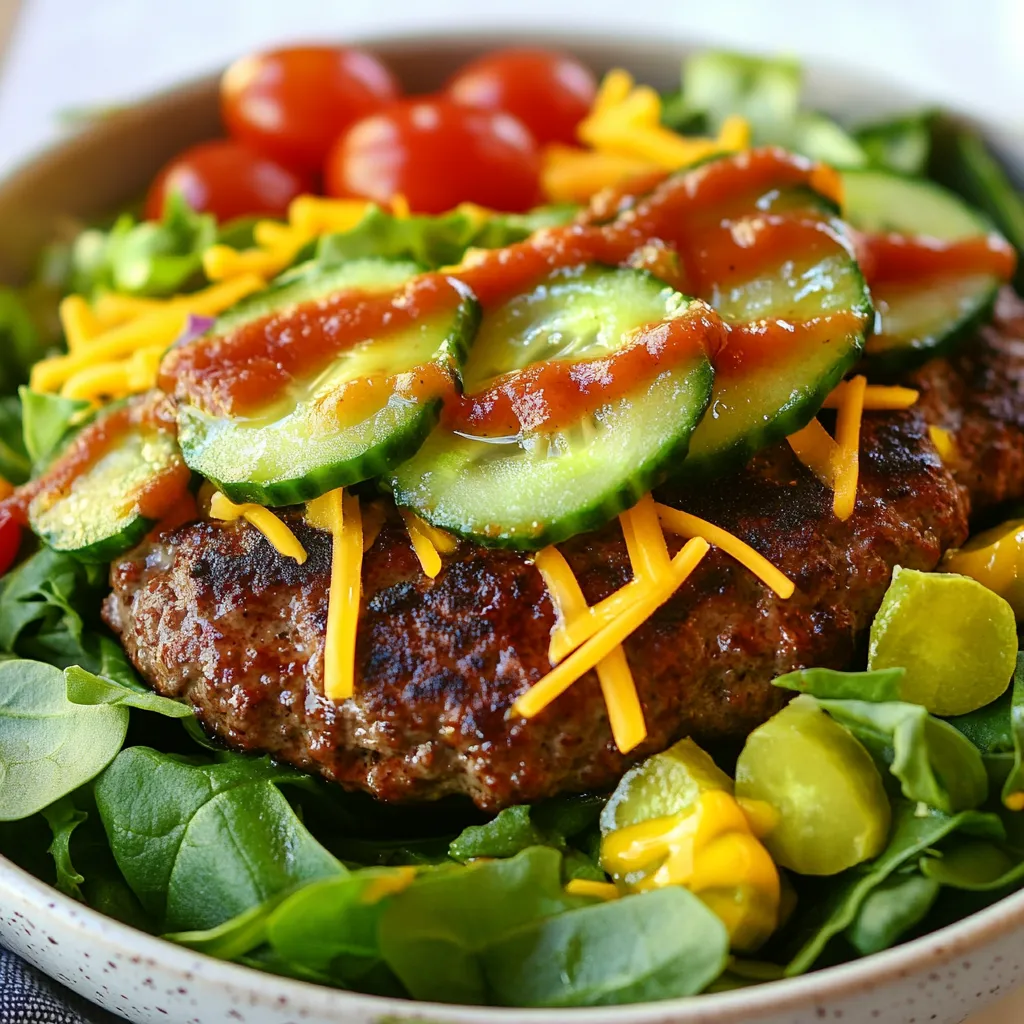 Burger Bowls Packed with Flavorful Ingredients