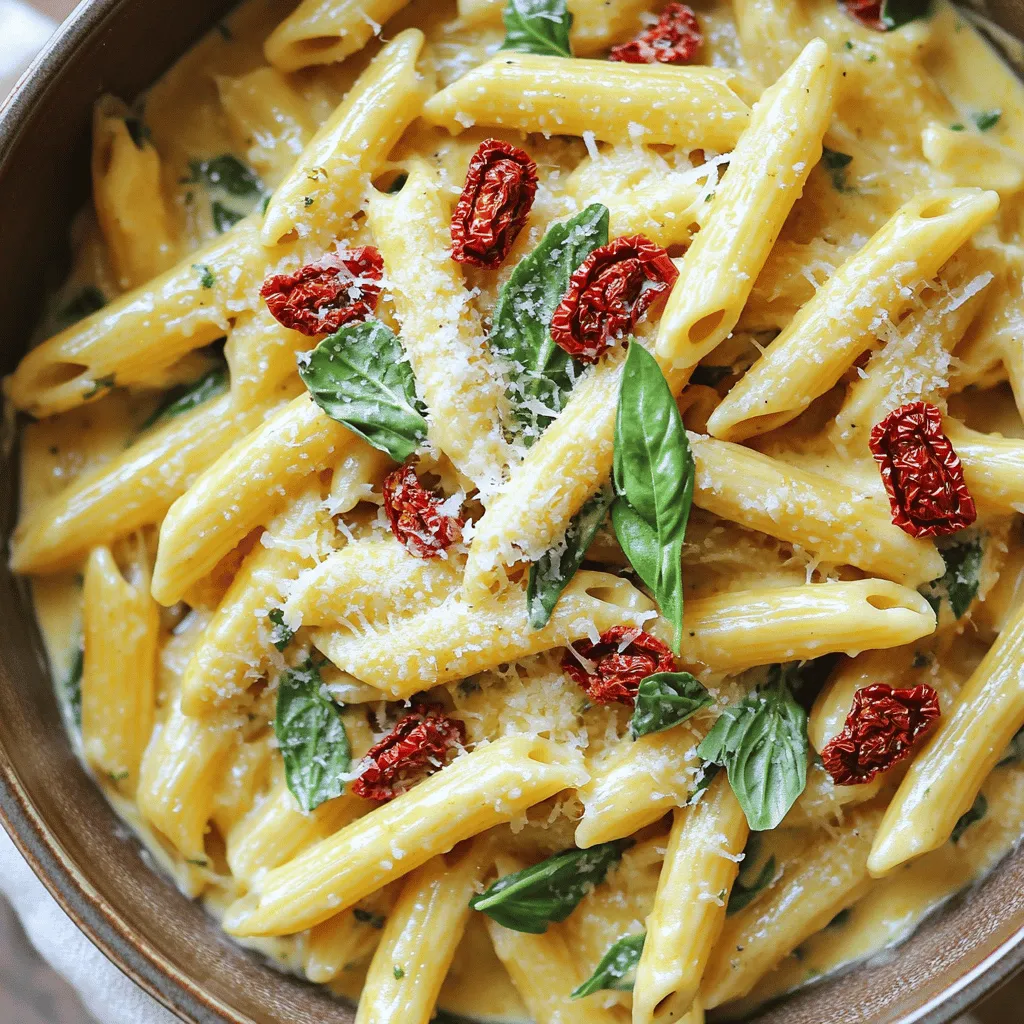 One-Pot Sun-Dried Tomato Basil Pasta Delight