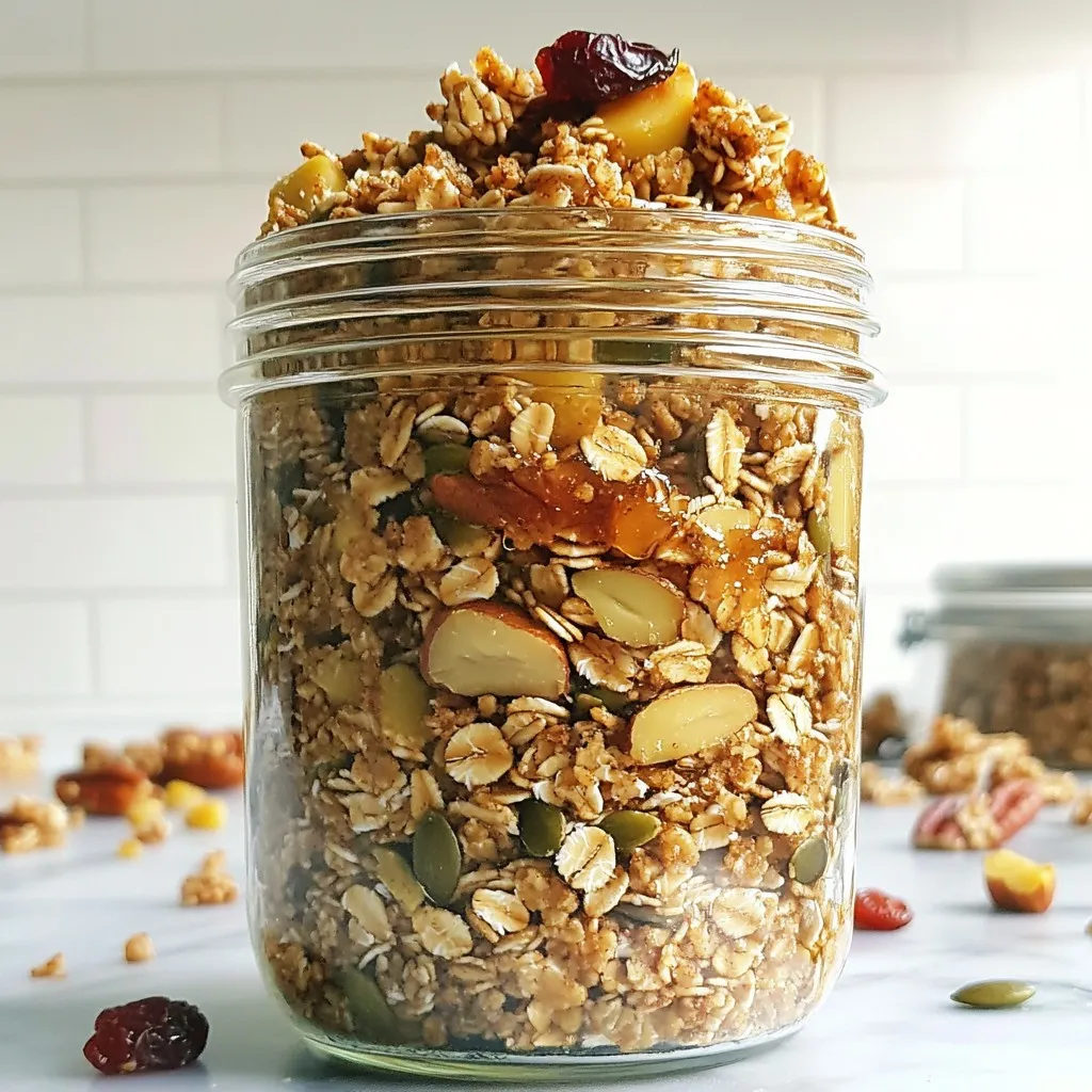 Gingerbread Granola Flavorful and Nutritious Snack