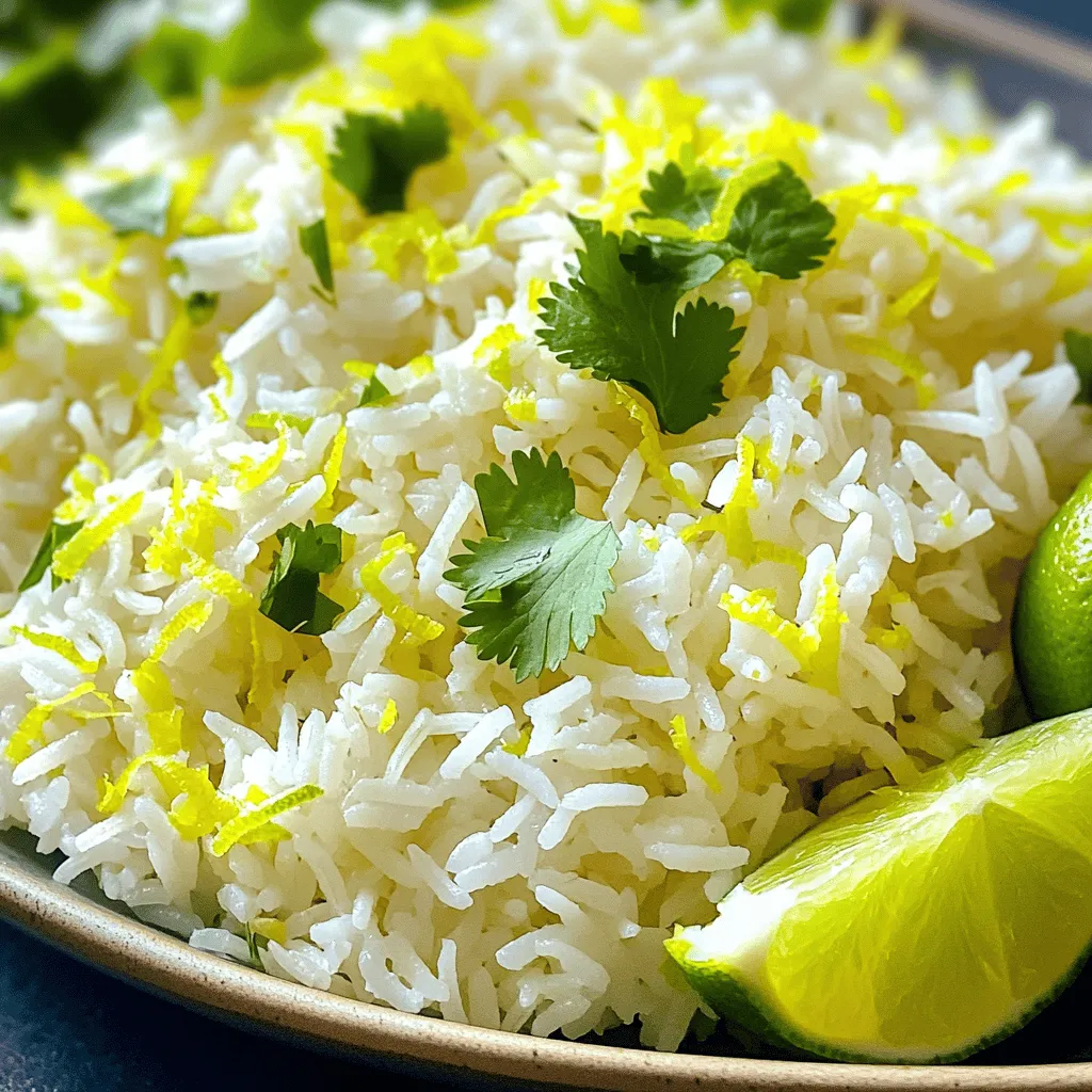 Coconut Lime Rice Flavorful and Simple Recipe