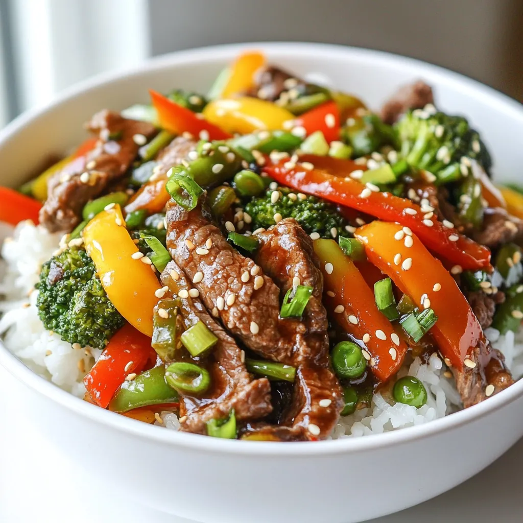 Quick Beef Stir-Fry with Veggies Flavorful and Easy Meal