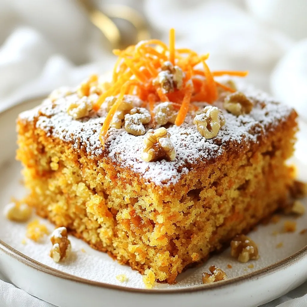 Healthy Oatmeal Carrot Cake Deliciously Easy Recipe