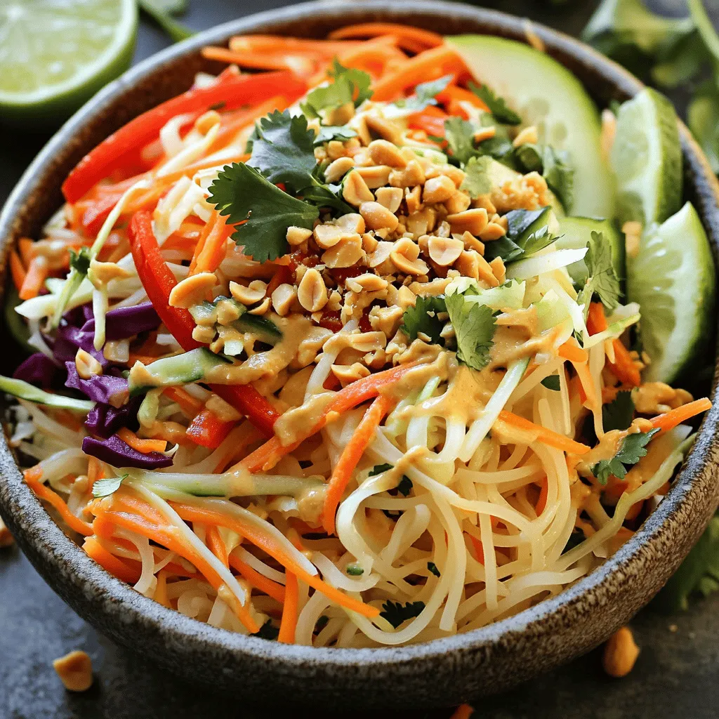 Spicy Thai Peanut Noodle Salad Flavorful and Fresh Dish