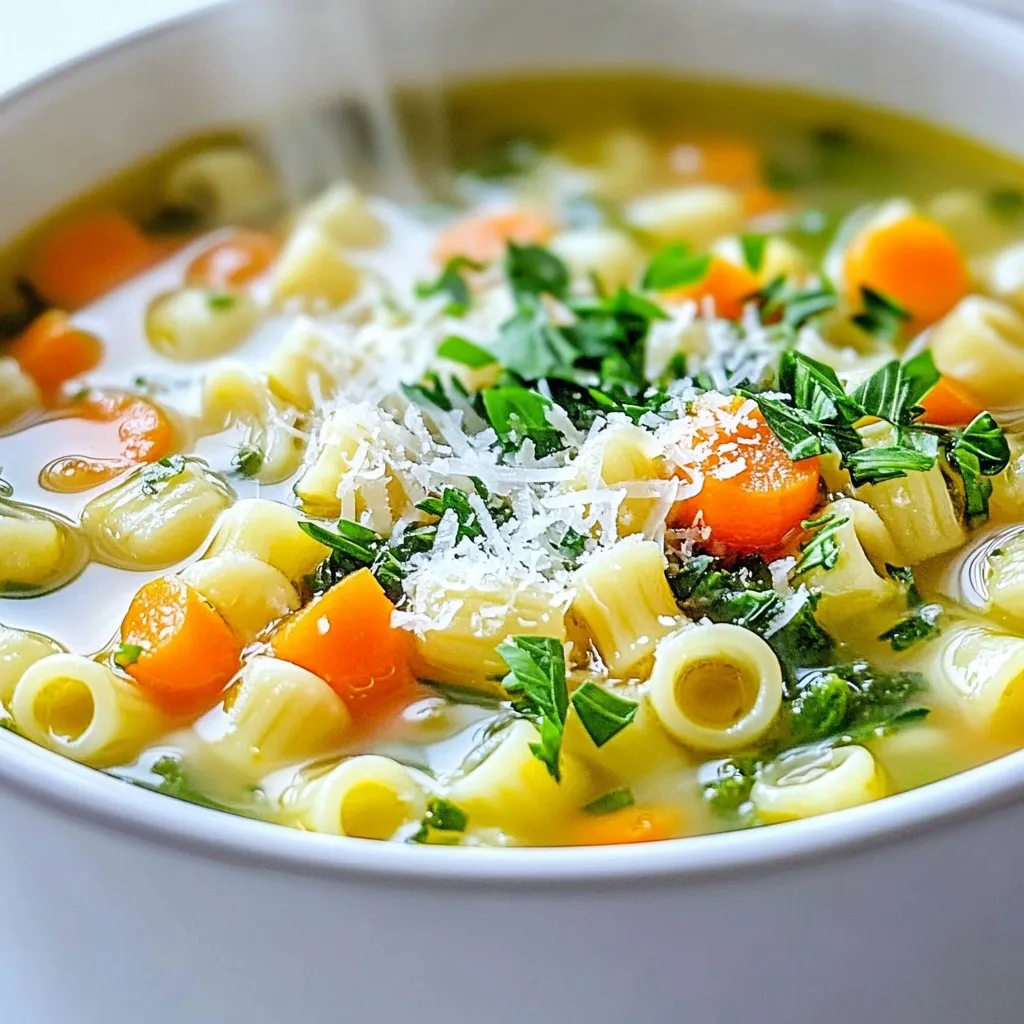 Italian Pastina Soup Comforting and Simple Recipe