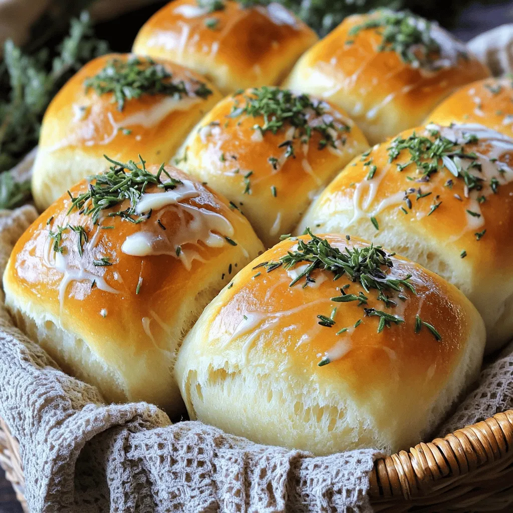 Buttery Herb Dinner Rolls Soft and Fluffy Delight
