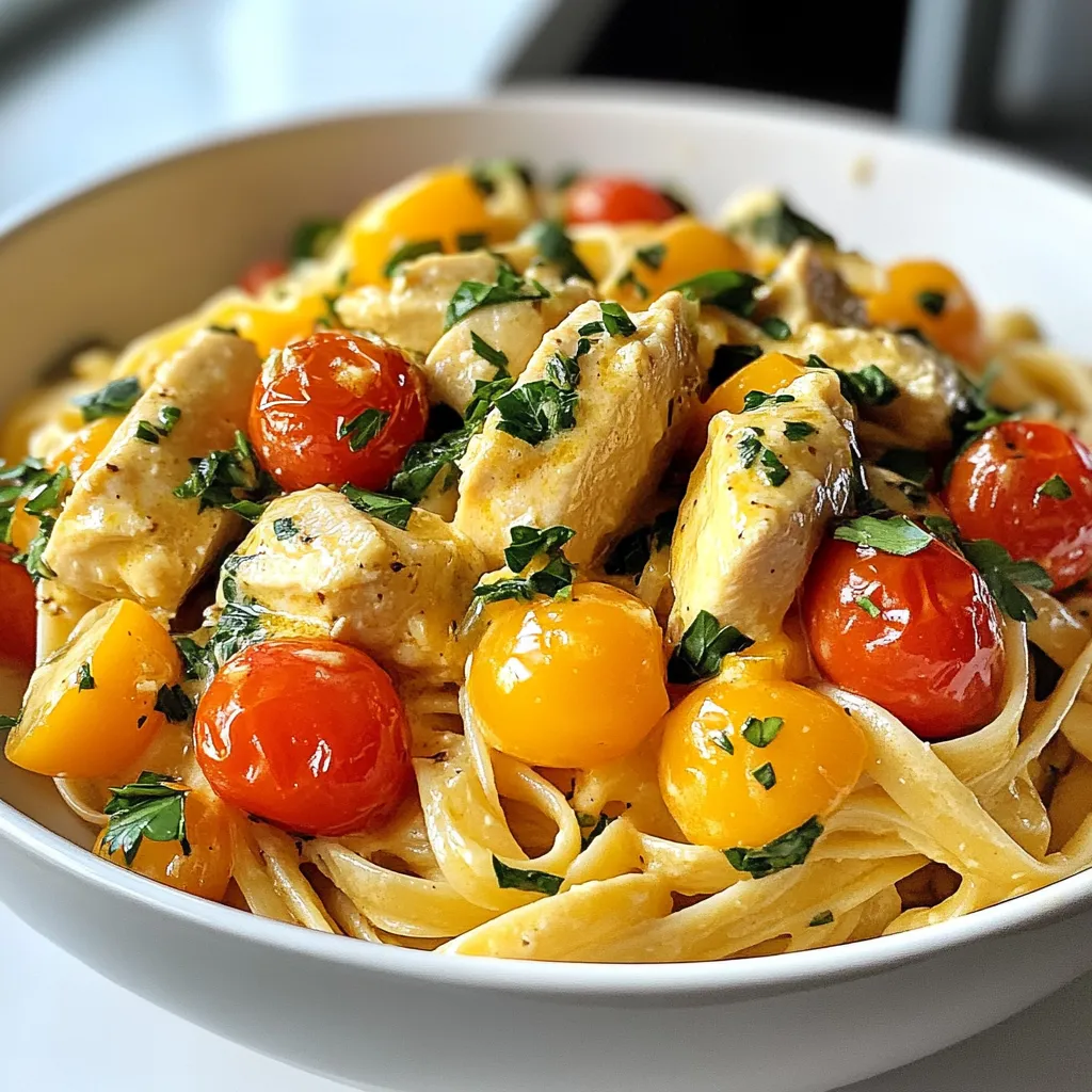 Cowboy Butter Chicken Linguine Tasty Pasta Delight