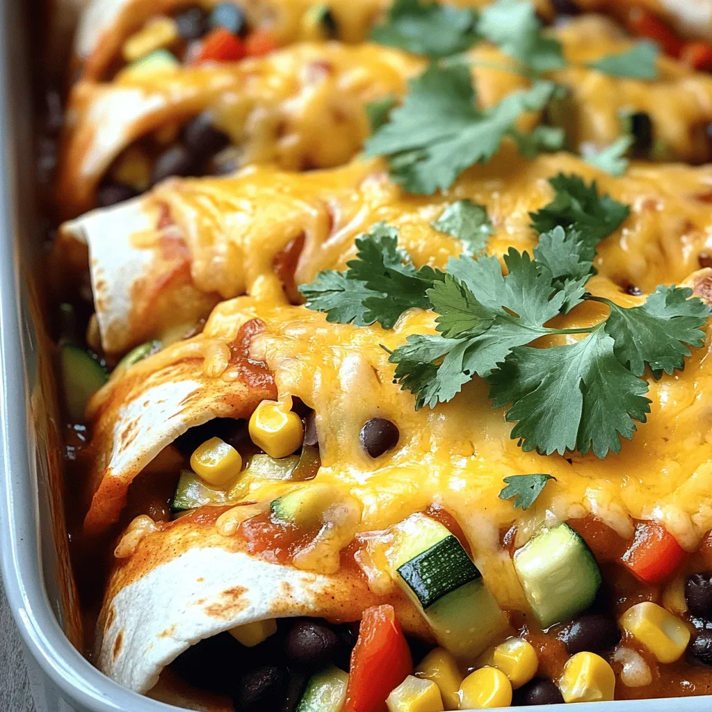Vegetarian Enchiladas Flavorful and Easy Recipe