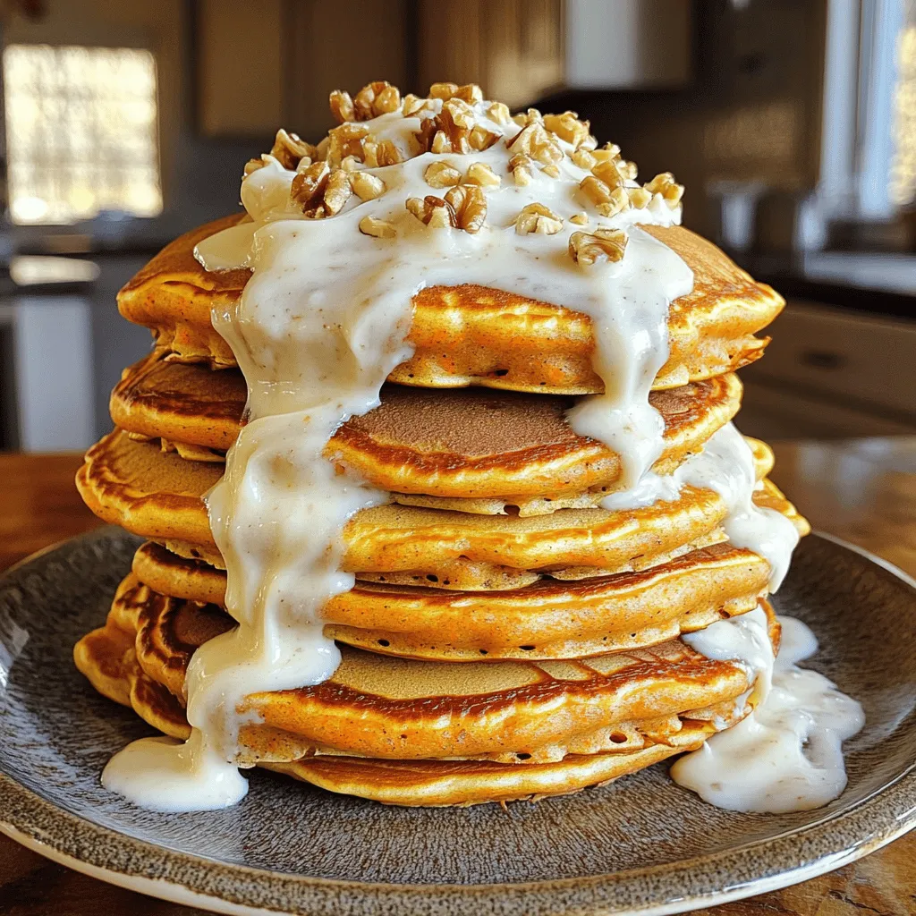 Carrot Cake Pancakes Irresistible Breakfast Delight
