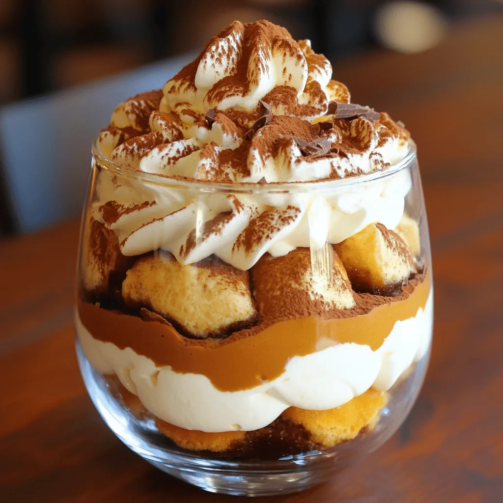 Pumpkin Spice Latte Tiramisu Creamy Delight Recipe