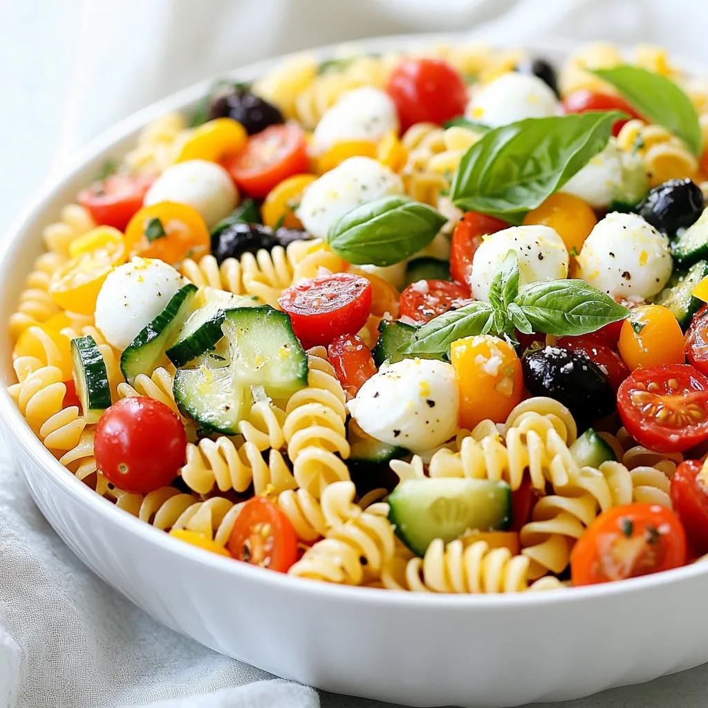 Cold Pasta Salad Simple and Flavorful Recipe