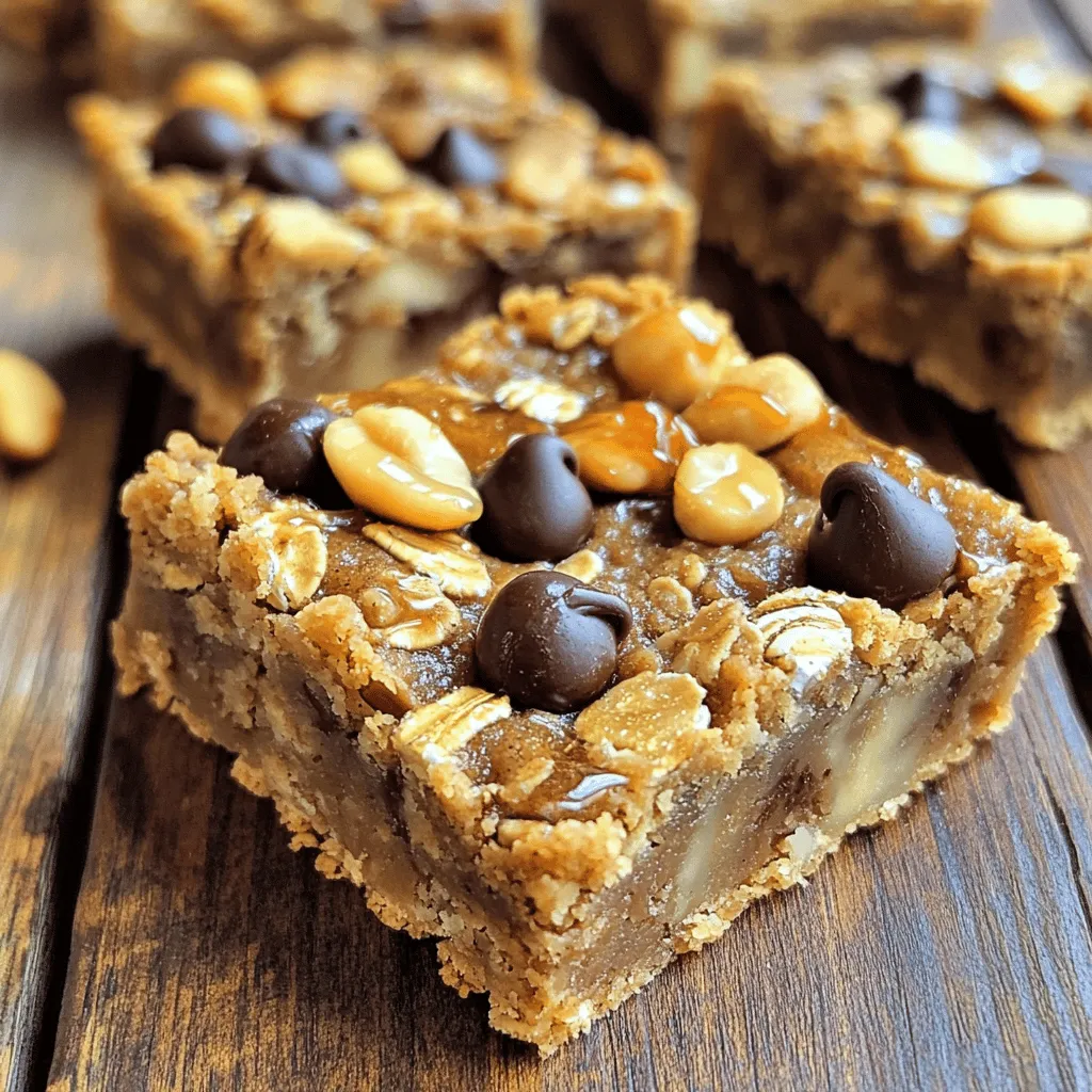 Peanut Butter Banana Oat Bars Simple and Tasty Snack