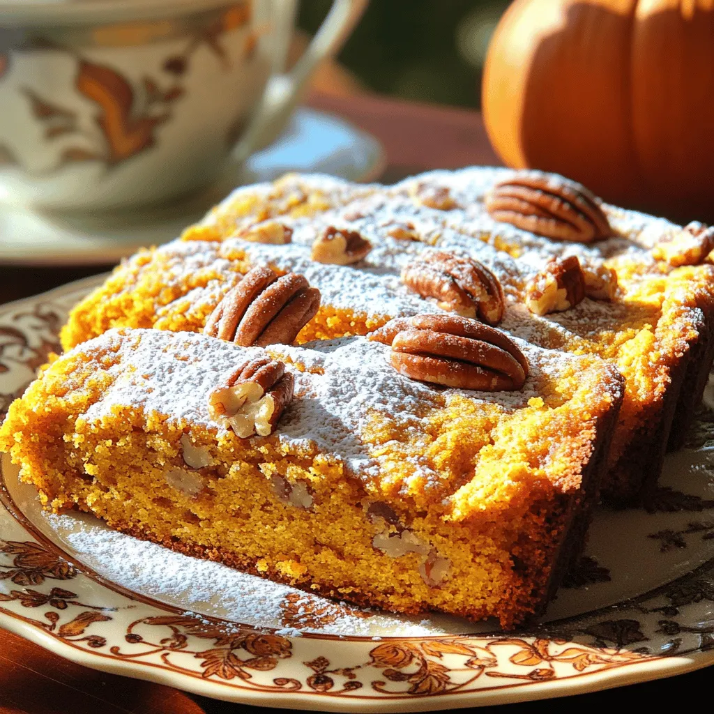 Pumpkin Pecan Coffee Cake Delightfully Soft Treat