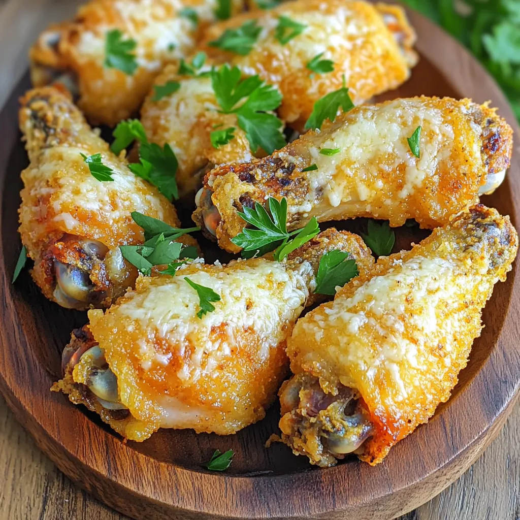 Air Fryer Garlic Parmesan Chicken Wings Delightful Recipe