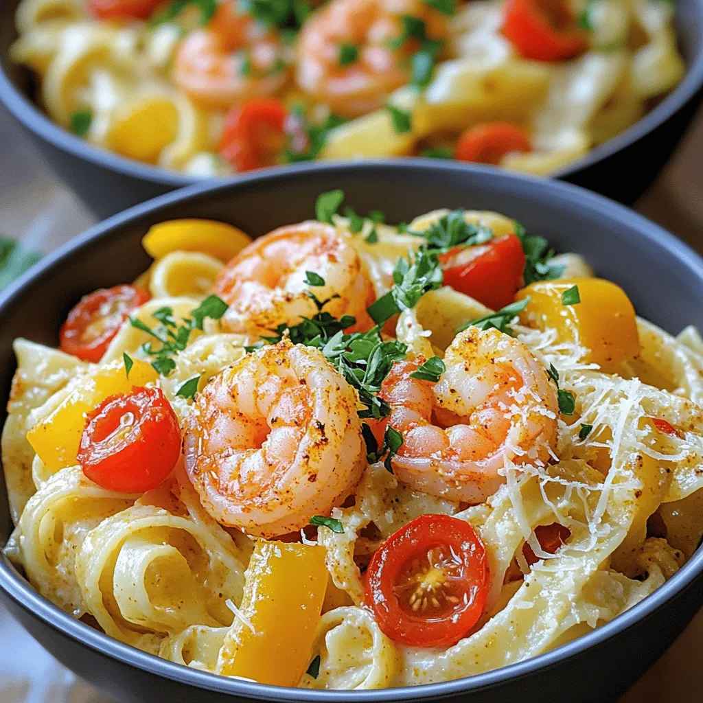 Creamy Cajun Shrimp Pasta One Pot Delight