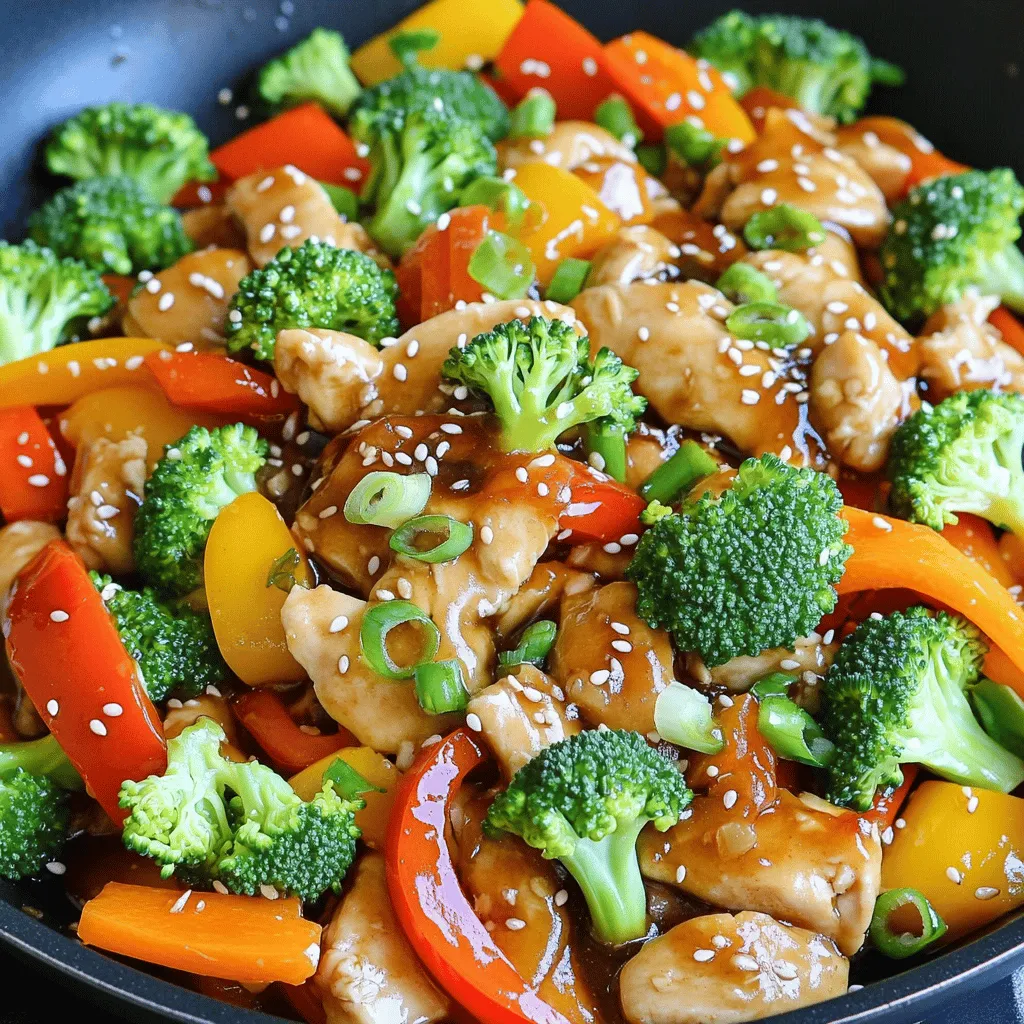 Honey Garlic Chicken Stir Fry Flavorful and Easy Meal