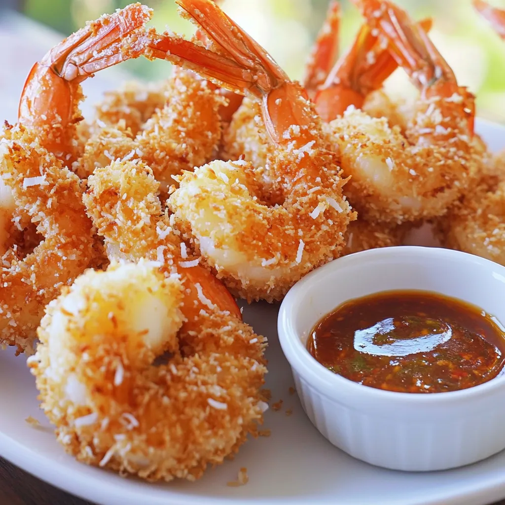 Crispy Coconut Shrimp Air Fryer Easy Dinner Recipe