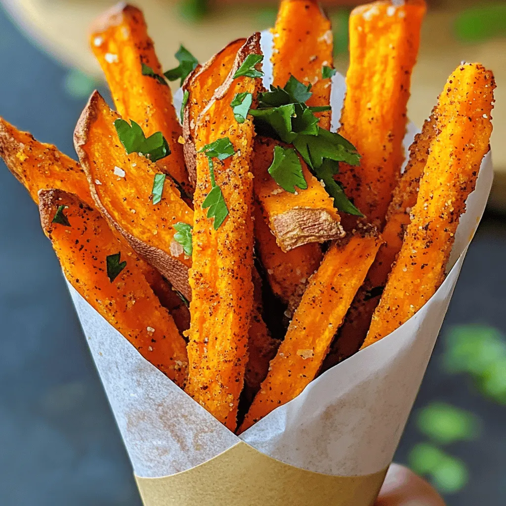 Crispy Baked Sweet Potato Fries Easy and Flavorful Snack