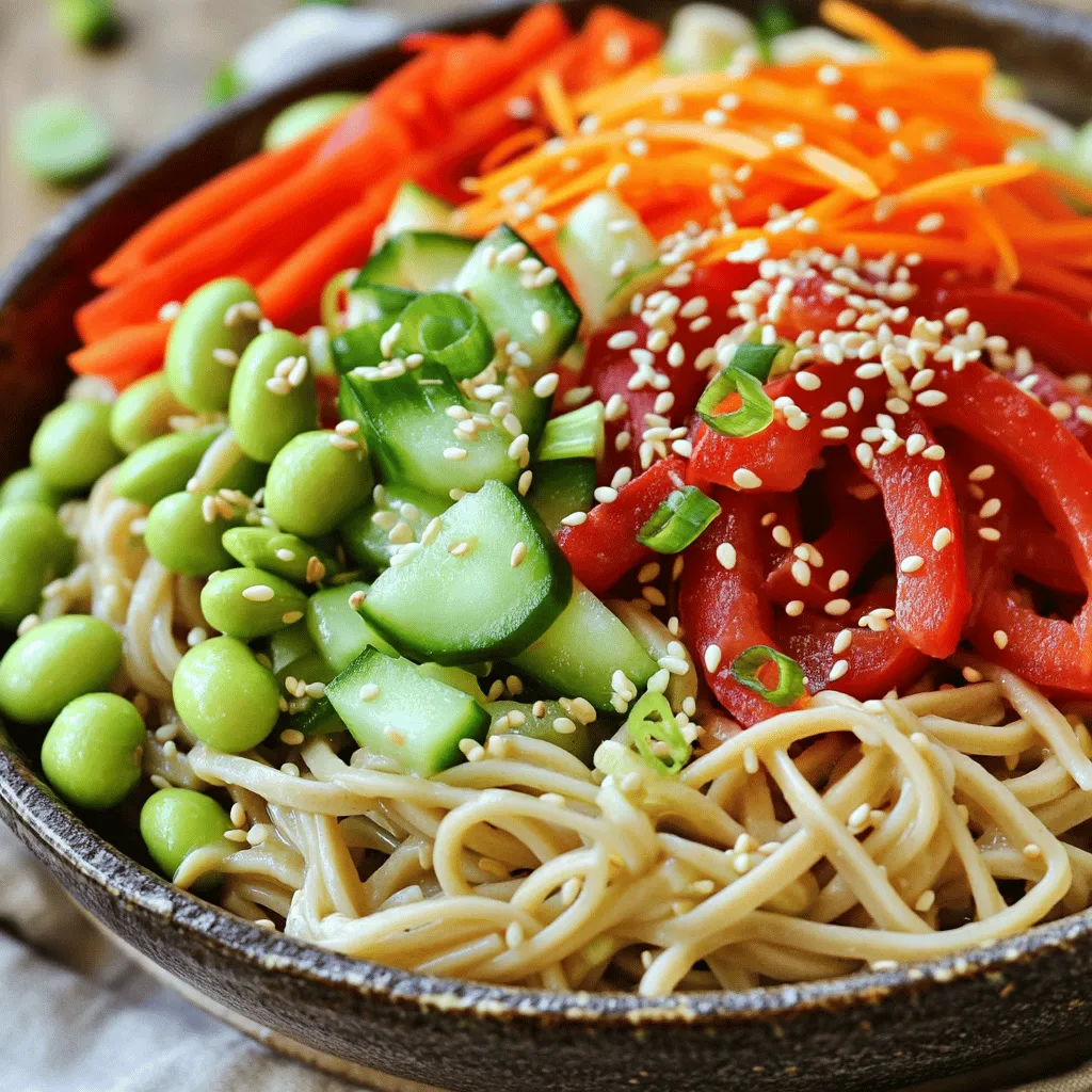 Sesame Ginger Soba Noodle Salad Fresh and Flavorful Meal