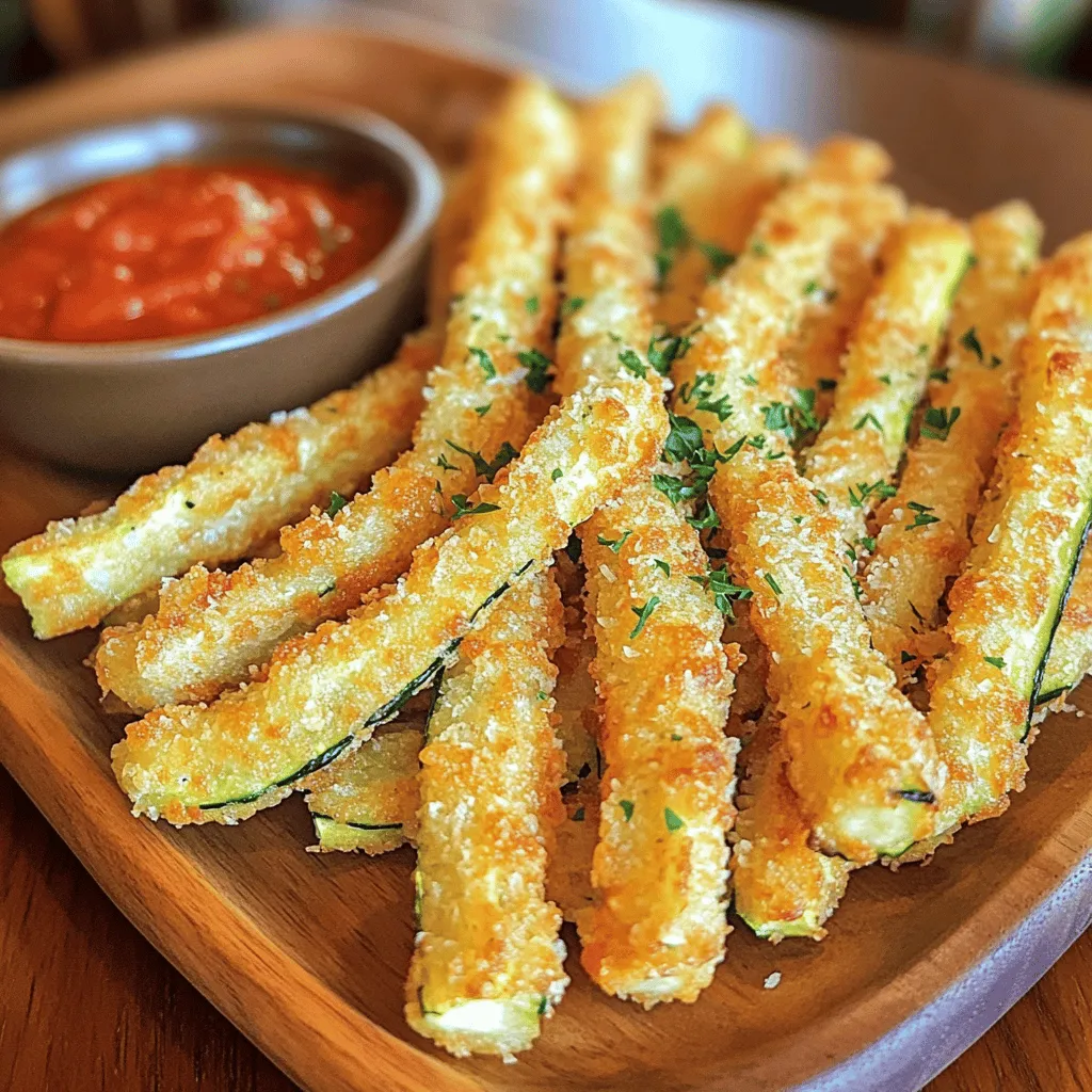 Crispy Parmesan Zucchini Fries Easy and Delicious Snack