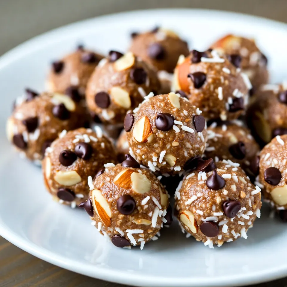Coconut Almond Joy Energy Bites Delicious Snack Option
