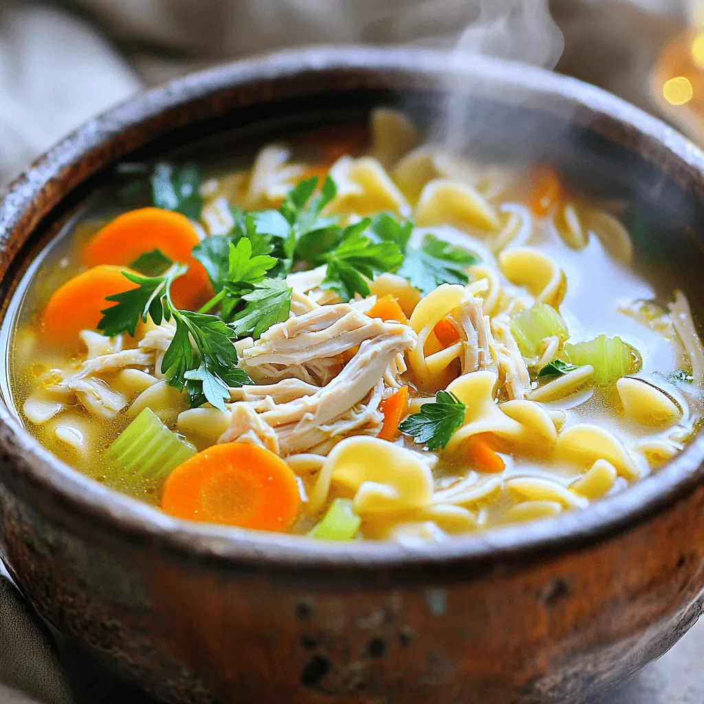 Classic Chicken Noodle Soup Cozy and Nourishing Meal
