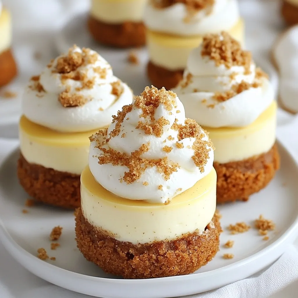 Mini Gingerbread Cheesecakes Delightful Holiday Treat