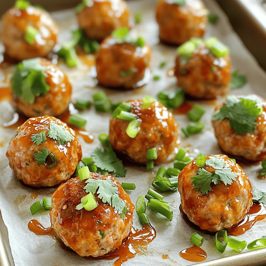 Sweet Chili Turkey Meatballs Tender and Flavorful Dish