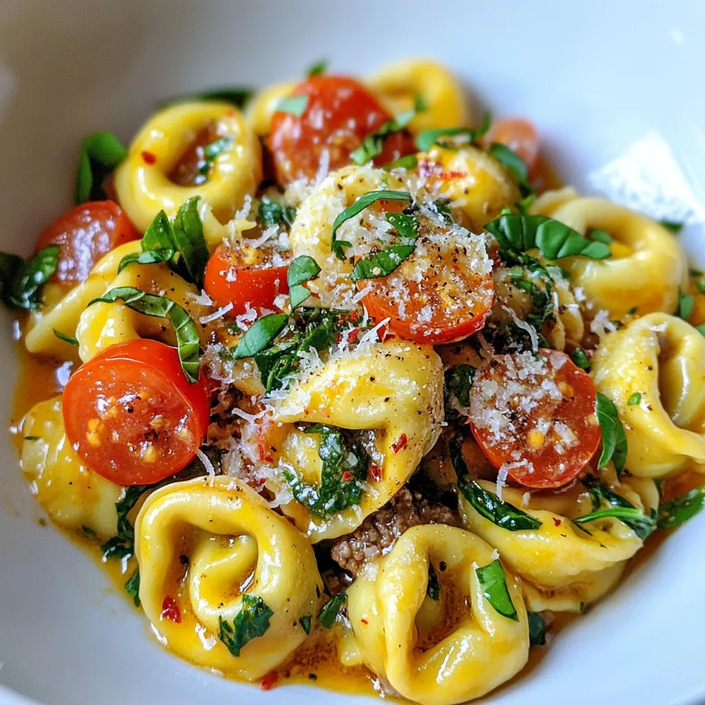 Garlic Butter Beef Tortellini Flavorful Dinner Delight