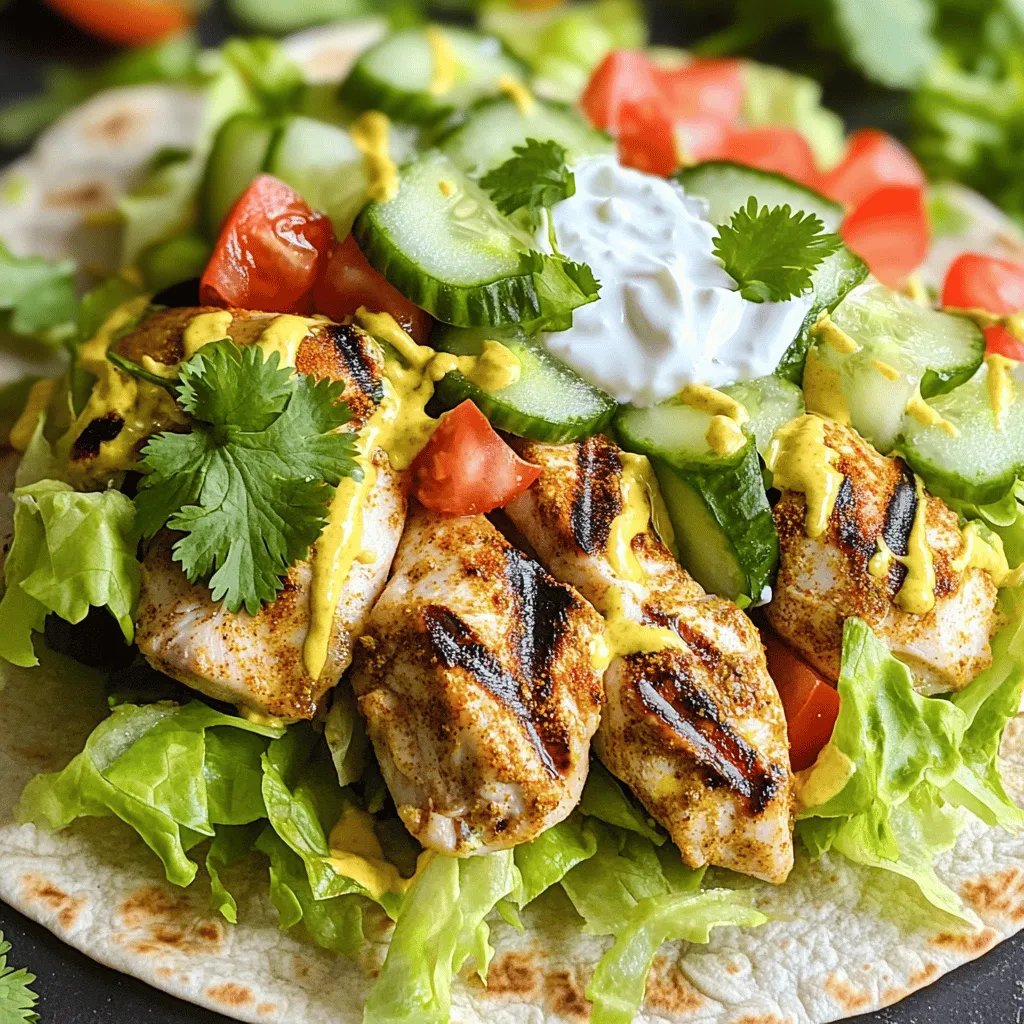 Easy Chicken Shawarma Wraps Flavorful and Quick Meal