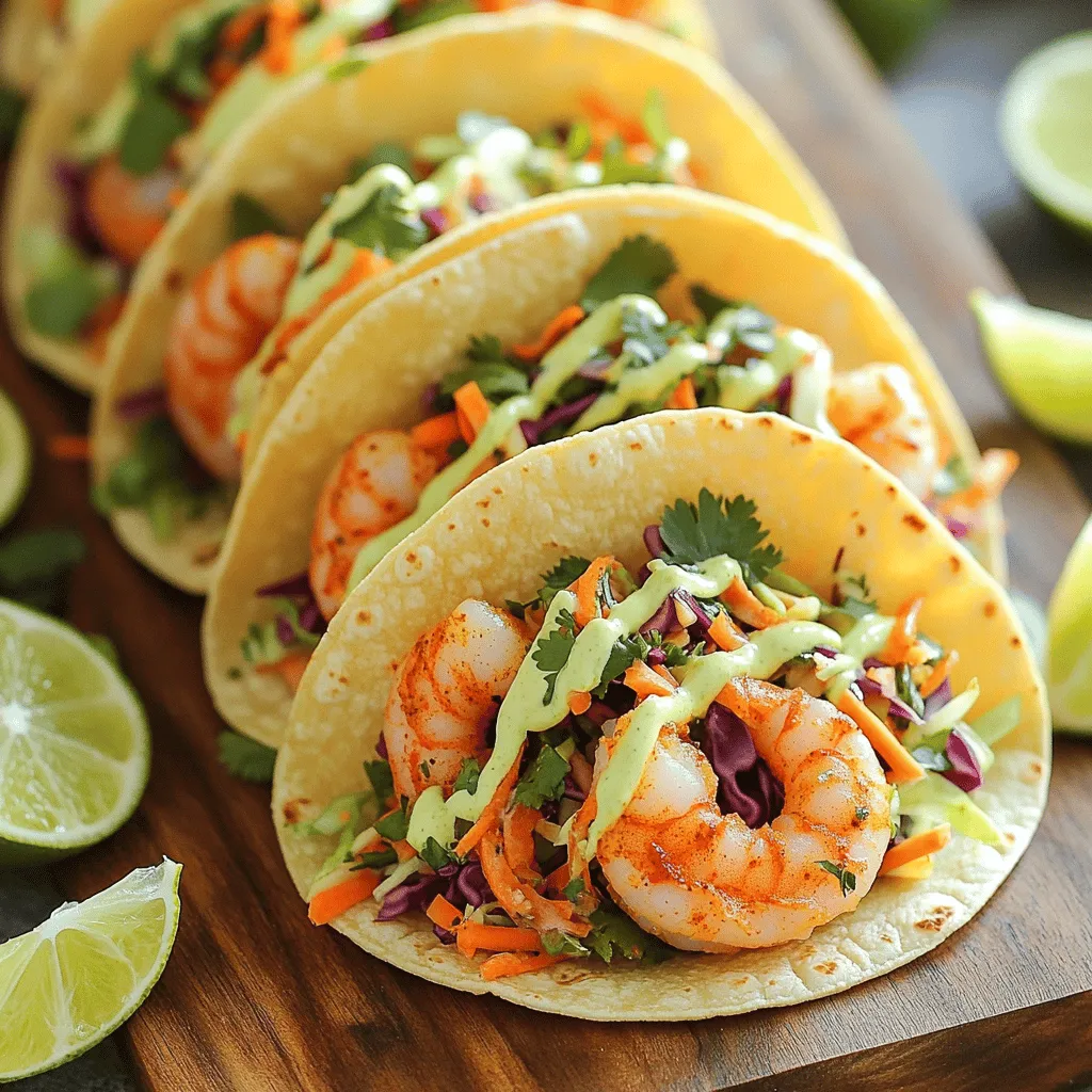 Spicy Shrimp Tacos with Slaw Flavorful and Fresh Meal