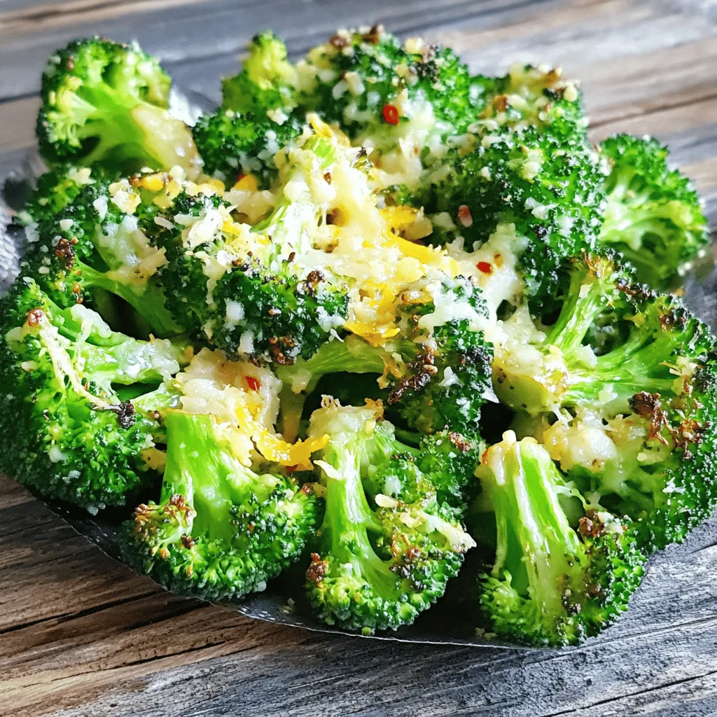 Lemon Garlic Roasted Broccoli Flavor-Packed Side Dish