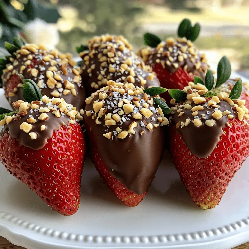 Chocolate Dipped Strawberries Delightful Dessert Treat
