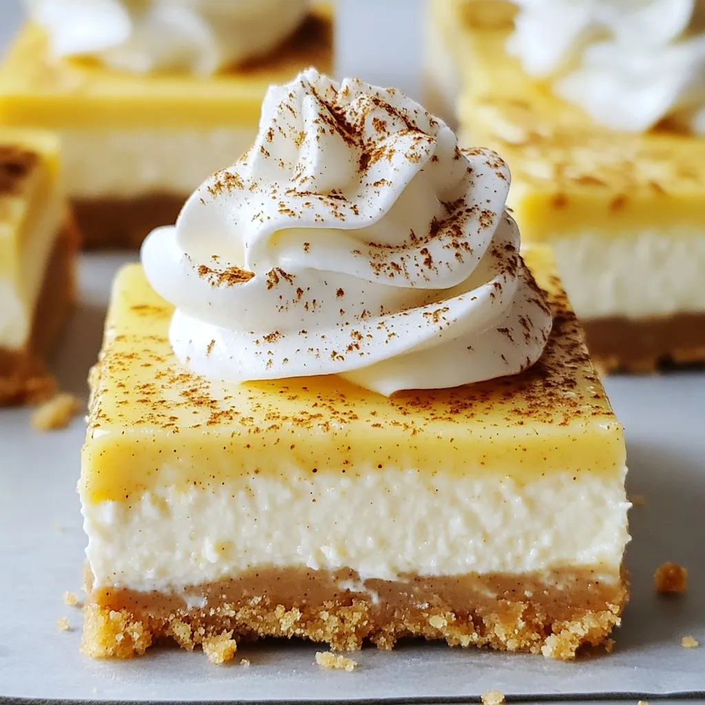 Eggnog Cheesecake Bars Festive and Creamy Delight