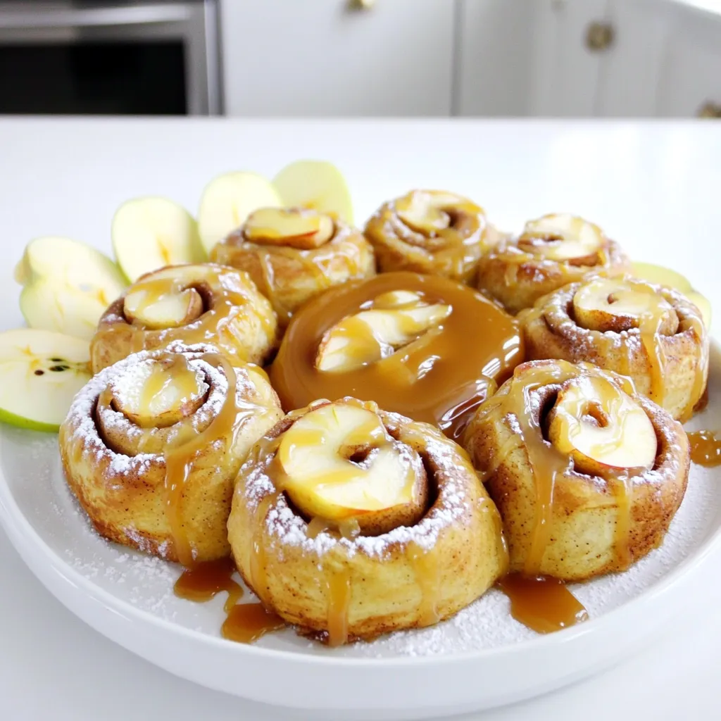 Apple Cinnamon Rolls with Caramel Irresistible Delight