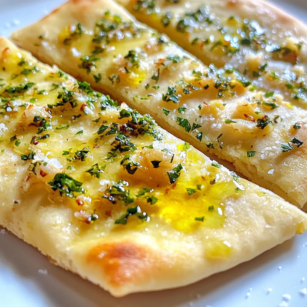 Garlic Herb Flatbread Quick and Flavorful Recipe
