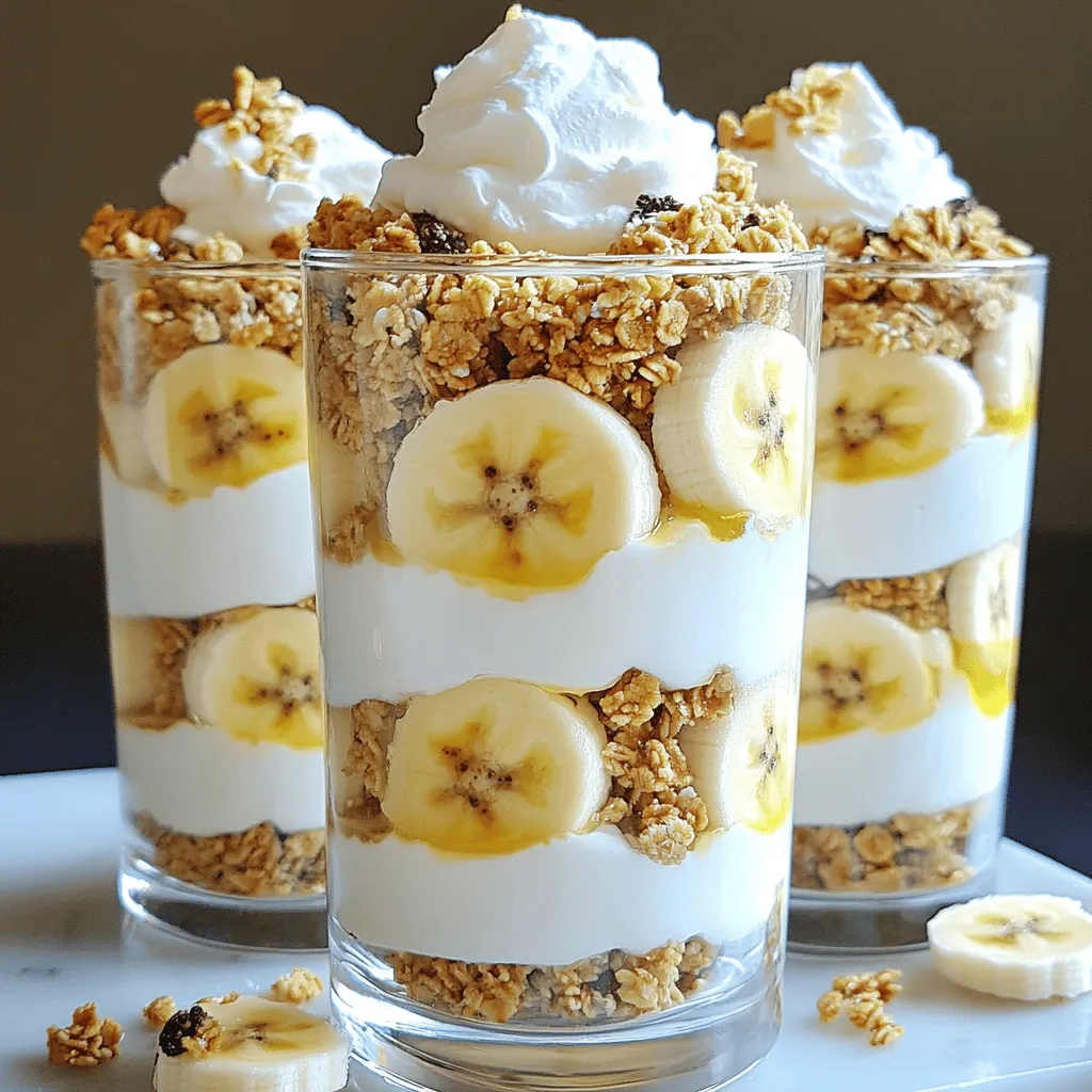 Protein Banana Cream Pie Parfaits for Easy Indulgence