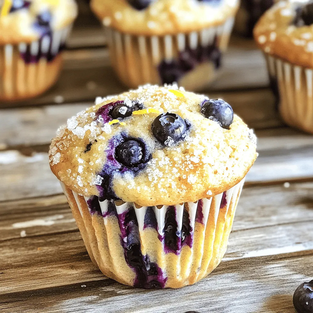 Blueberry Lemon Yogurt Muffins Flavorful and Easy Bake