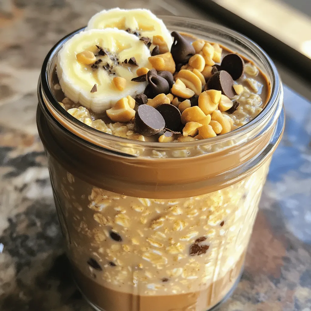 Peanut Butter Cup Overnight Oats Delicious and Easy