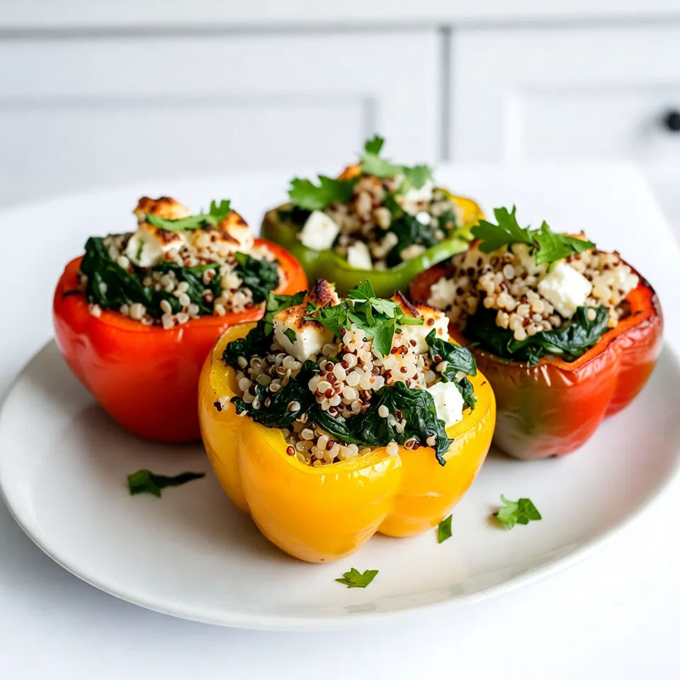 Spinach Feta Stuffed Peppers Flavorful and Easy Recipe