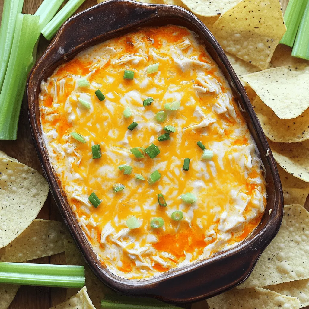 Creamy Buffalo Chicken Dip Flavorful Game Day Treat