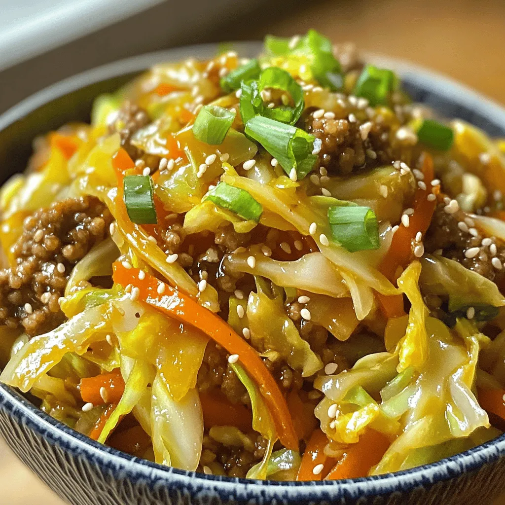 Savory Egg Roll in a Bowl Easy Weeknight Meal