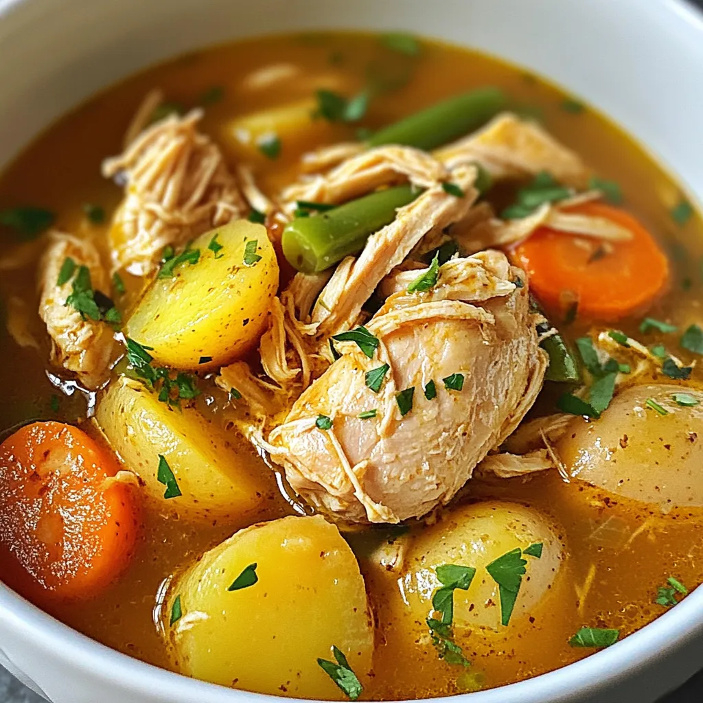 Savory Slow Cooker Chicken Stew Easy and Hearty Meal