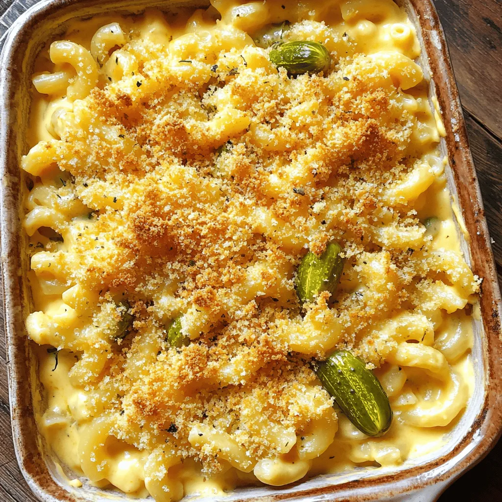 Pickle Mac and Cheese Savory Comfort Food Delight