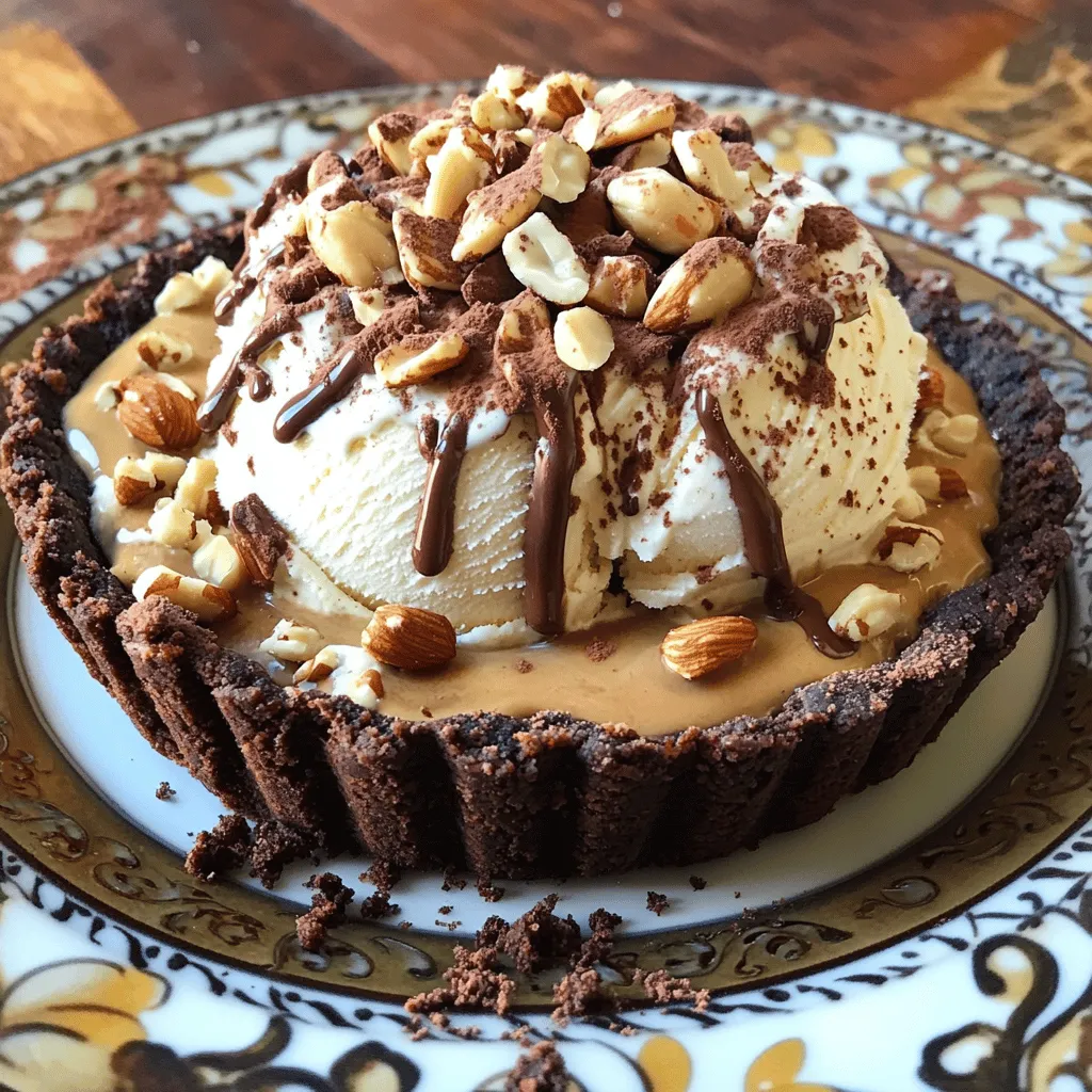 Coffee Crumble Ice Cream Pie Irresistible Dessert Treat