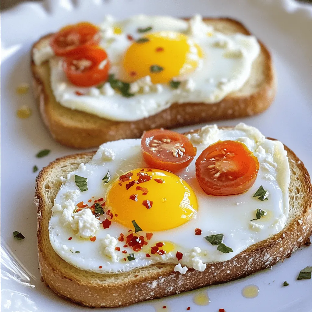 Viral Feta Egg Toast Simple and Delicious Recipe