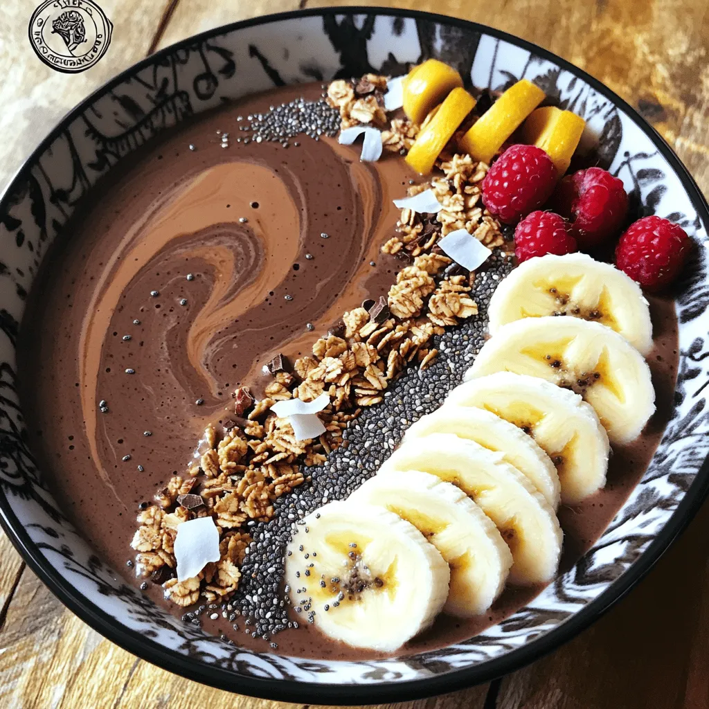 Chocolate Banana Smoothie Bowl Refreshing and Simple