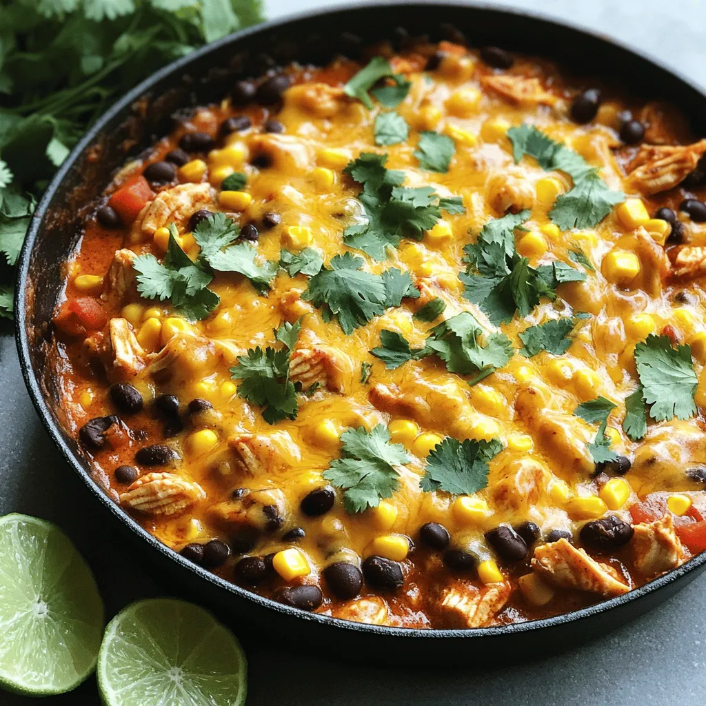 Chicken Enchilada Skillet Flavorful One-Pan Meal