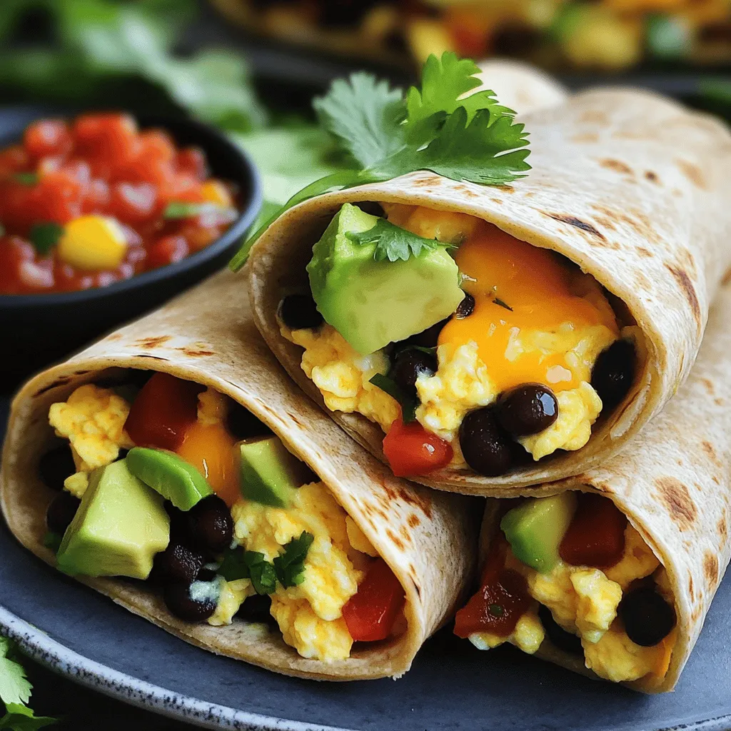 Savory Sunrise Breakfast Burritos Easy Morning Meal